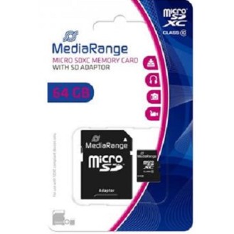 MEDIARANGE MICRO SDXC 64GB CLASS10