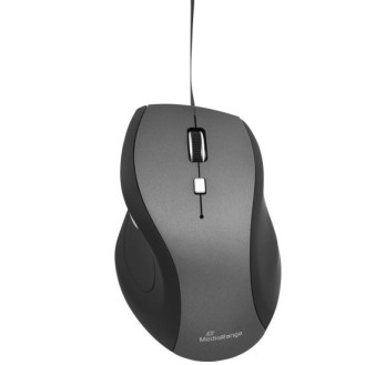 MEDIARANGE ergonomic optical wired 5-button mouse