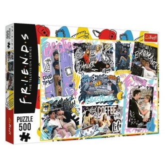 TREFL PUZZLE 500 PC FRIENDS COLLAGE 48 X 34 CM