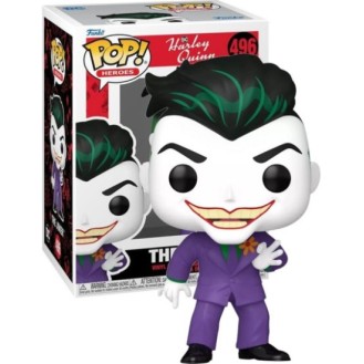 FUNKO POP #496 HEROES HARLEY QUINN THE JOKER