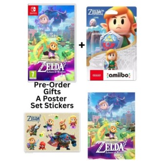 THE LEGEND OF ZELDA ECHOES OF WISDOM + AMIIBO LINK AWAKENING + GIFT STICKER & POSTER (SWITCH)