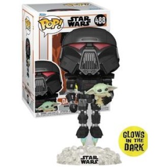 FUNKO POP #488 STAR WARS DARK TROOPER WITH GROGU SPECIAL EDITION