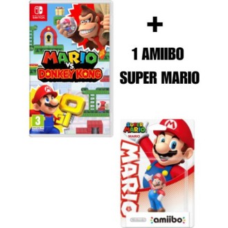 MARIO VS DONKEY KONG + 1 AMIIBO SUPER MARIO (SWITCH)