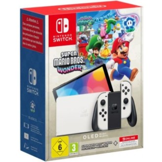 NINTENDO SWITCH CONSOLE OLED SUPER MARIO BROS WONDER (CIB) (12 MONTH MEMBERSHIP)