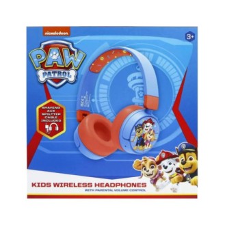 OTL PAW PATROL CHILDREN'S WIRELESS HEADPHONES + VOLUME CONTROL