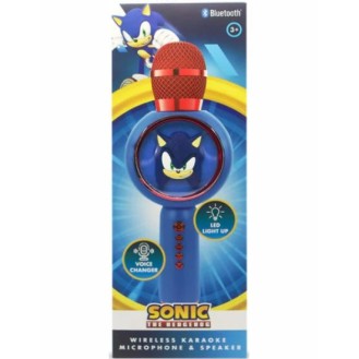 OTL - NEW SONIC THE HEDGEHOG KARAOKE MICROPHONE & SPEAKER