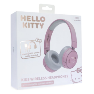 OTL HELLO KITTY CHILDREN'S WIRELESS HEADPHONES + VOLUME CONTROL