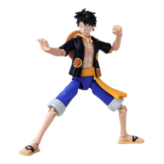 Bandai Anime Heroes: One Piece - Monkey D. Luffy Dressrosa Version Action Figure