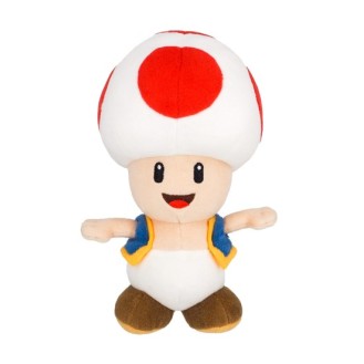 NINTENDO TOGETHER+ #4 SUPER MARIO PLUSH TOAD ROUGE (S) 20CM