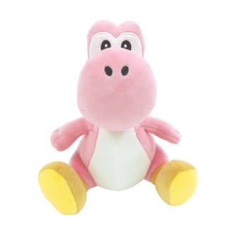 NINTENDO TOGETHER+ #46 SUPER MARIO PLUSH YOSHI ROSE (S) 20CM