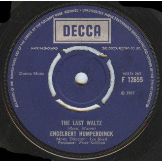 Engelbert Humperdinck – The Last Waltz / That Promise (Vinyl, 7