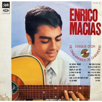 Enrico Macias – Disque D'Or De 5 Années De Chansons (Vinyl, LP, Album, Compilation)