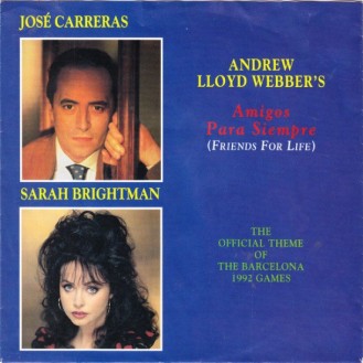 José Carreras & Sarah Brightman – Amigos Para Siempre (Friends For Life) (Vinyl, 7