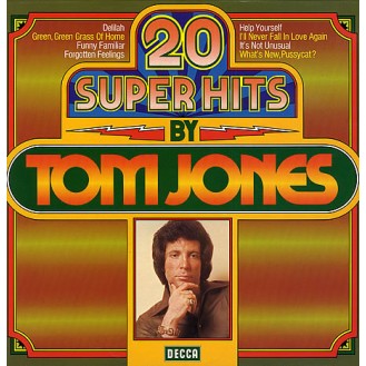 Tom Jones – 20 Super Hits By Tom Jones (Vinyl, LP, Compilation)