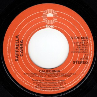 Raffaella Carra – California (Vinyl, 7