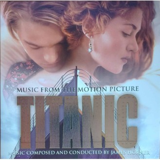 James Horner – Titanic (Music From The Motion Picture) (2 x Vinyl, LP, Limited Edition, Numbered, Reissue, Silver & Black Marbled)