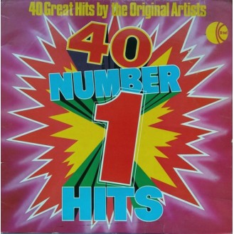 Various – 40 Number 1 Hits (2 x Vinyl, LP, Compilation, Gatefold)