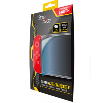 Steelplay Screen Protection Kit - 9H Tempered Glass (Switch)