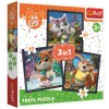 Trefl Puzzle 3In1 – Meet Lovely Cats Tr34865