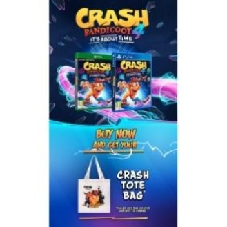 Crash Bandicoot 4 It's About Time + Crash Tote Bag (XBOne)