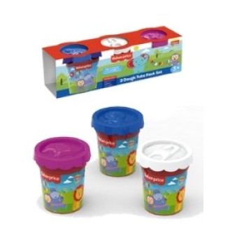 Fisher Price Dough 3 Tubs Pack 110g