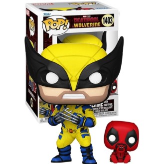 FUNKO POP MARVEL #1403 DEADPOOL WOLVERINE WITH BABYPOOL