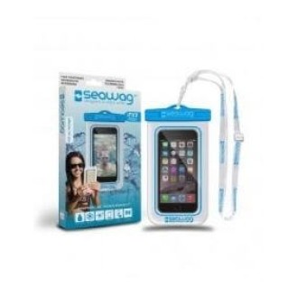 SEAWAG WATERPROOF PHONE CASE WITE & BLUE