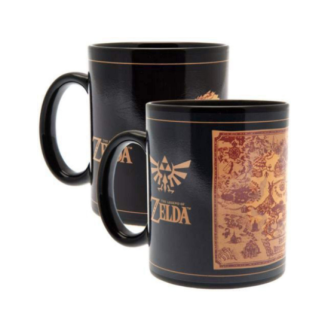 Pyramid The Legend Of Zelda: Map Silhouette - Heat Change Mug