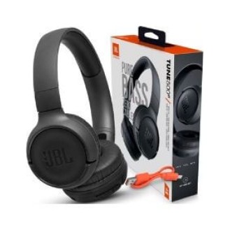 JBL Tune 500, OnEar Universal Headphones 1-button Mic/Rem (Black)