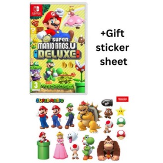 New Super Mario Bros. U Deluxe + Gift sticker sheet (Switch)