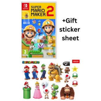 Super Mario Maker 2 + Gift sticker sheet (NS)