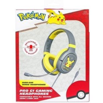 OTL Pro G1 Gaming Headphones Pokémon Pikachu Grey / Yellow