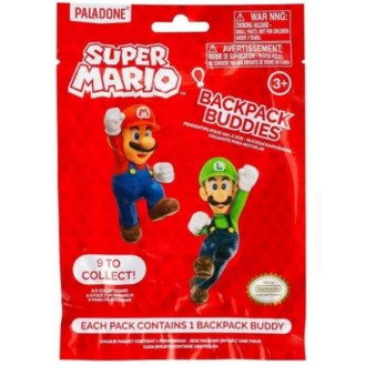 Backpack Buddies Super Mario Mystery Pack [1 RANDOM Figure]