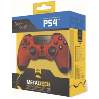 Steelplay Wireless Controller - Red (PS4)