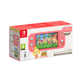 NINTENDO SWITCH CONSOLE LITE CORAL ISABELLE'S ALOHA EDITION