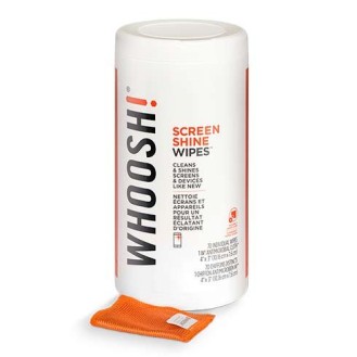 Whoosh! Screen Shine WIPES 30 Wipes with 2x Mini W! Cloths